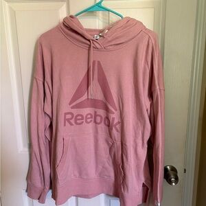 Reebok Dusty Pink Pullover Hoodie